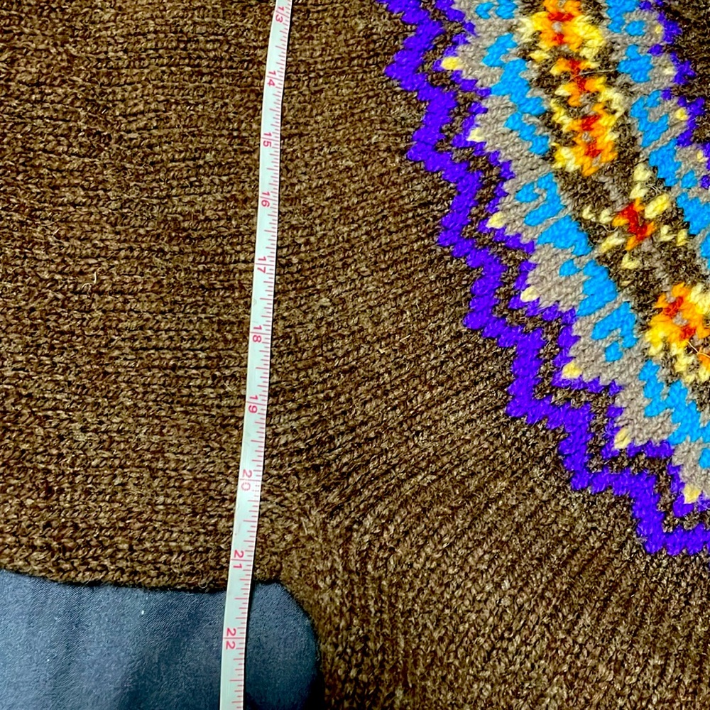 EUC Fair Isle Wool Sweater - Picture 8 of 9